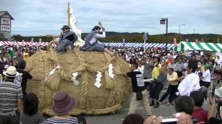 2013　The MATSURI サミット in 関川村　会津坂下奇祭大俵引き