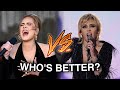 Adele Vs. Miley Cyrus: Vocal Battle