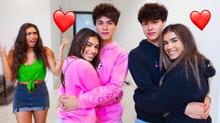 SURPRISING OUR FRIENDS WITH TWIN GIRLFRIENDS!!