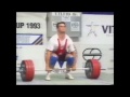 Stian Grimseth - World Cup 1993 - Totalt 327,5 kg (@ -108 kg)