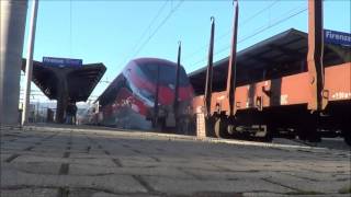 Invio ETR 400.03 primo treno con interni completi - MT 66717 FI OSMANNORO-NAPOLI (24-02-14)