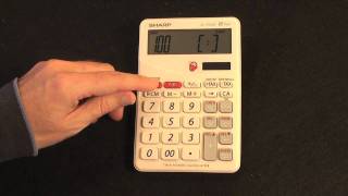 Sharp EL-T100WB Brain Trainer Calculator Review