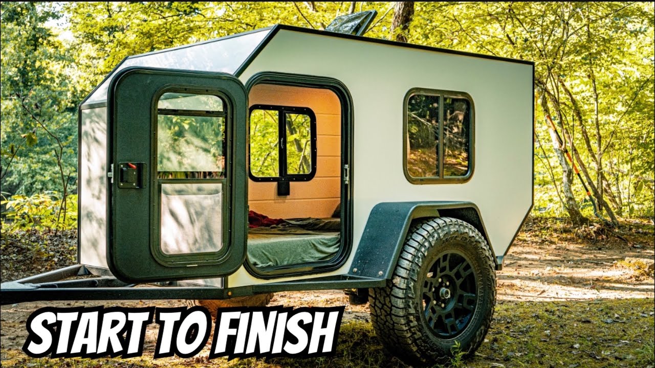 DIY Micro Camper | Full Build Timelapse In Under 10 Minutes - YouTube