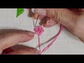 basics of hand embroidery stem stitch rose