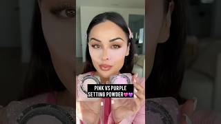 Purple Vs Pink Setting Powder?!💕💜 l Christen Dominique