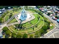 monumento a santiago drone 4k reycorriendo