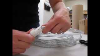 Attach a rope light power kit