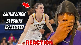 CAITLIN CLARK 31 POINTS! dMillionaire REACTS to Indiana Fever vs. Chicago Sky FULL GAME HIGHLIGHTS