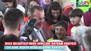 BAŞKAN ÖZCAN GENÇLERE BAYRAM HEDİYESİ - #BoluyuSeviyorum