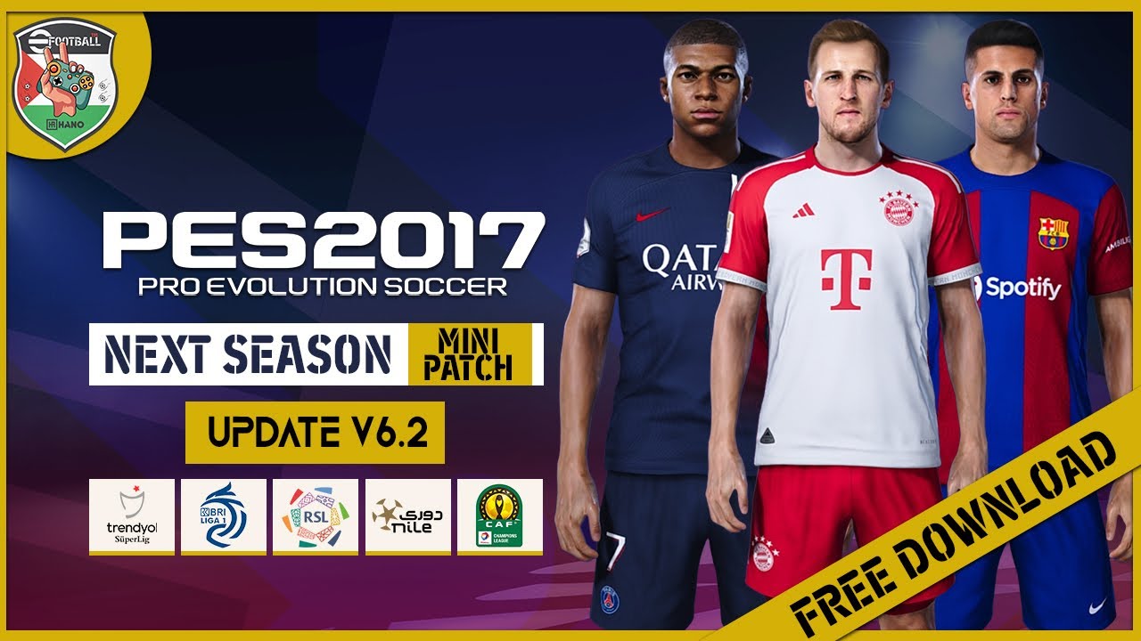 PES 2017 | Next Season Mini Patch 2024 UPDATE V6.2 - YouTube