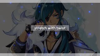 stretch with twist transition | after effects tutorial
