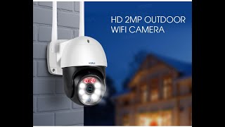 KERUI N9 Outdoor Wireless 2MP WiFi Dome 3X PTZ Onvif Digital Zoom IR IP Camera For Home Security