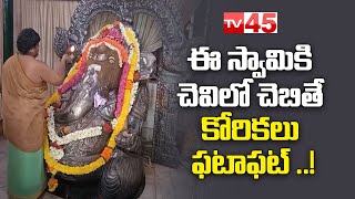 కోరికలు తీరాలంటే ఈ ఆలయం లో.. || Bikkavolu Sri Lakshmi Ganapathi Temple || East Godavari || TV45