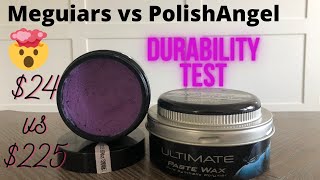 PolishAngel vs Meguiars Paste Wax Durability Test