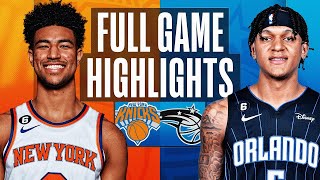 New York Knicks vs. Orlando Magic | FULL GAME HIGHLIGHTS | March 23, 2023 | NBA Season