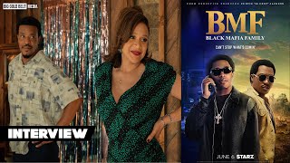 Russell Hornsby & Michole Briana White Interview | STARZ BMF Season 4 (Charles & Lucille Flenory)