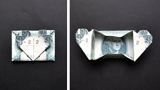 My Money BOX WITH HEART | Origami Dollar Tutorial DIY by NProkuda