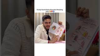 Finally Rachit Rojha Revealed Wedding Date 😍❤️🧿.#rachitrojha #shortsfeed #shorts