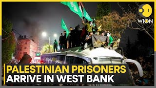 Israel-Hamas Ceasefire: Hundreds Celebrate As Prisoners Arrive in West Bank | WION