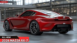 新登場!! 2026年型マツダRX-7が発表 ― 現代のスーパーカーと競争できるか？