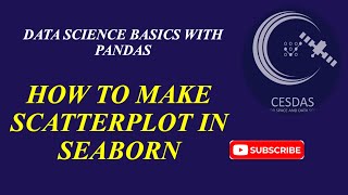 17. How to make scatterplot from dataframe columns in seaborn python.