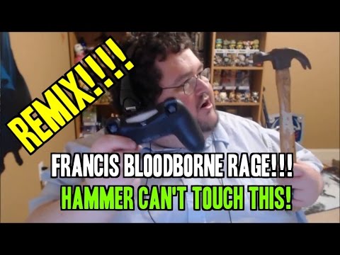 Hammer Can't Touch This! - FRANCIS REMIXED - ps4 controller smashed! Hammer Can't Touch This! - FRANCIS REMIXED - ps4 controller smashed!