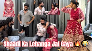 Dulhan Ka Dress Jal Gaya  😭 | Huda Appi Rone Lagi | Prank On Dulhan | Fokats | Abresh & Zeeshan