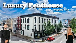 Inside This Stunning Riverfront Penthouse Condo in Covington, KY