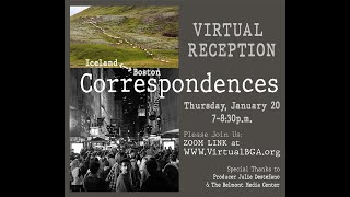BGA Virtual Reception Jan 20, 2022 Correspondences  Iceland — Boston