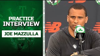 Joe Mazzulla Talks About Kristaps Porzingis Return | Celtics Finals Practice