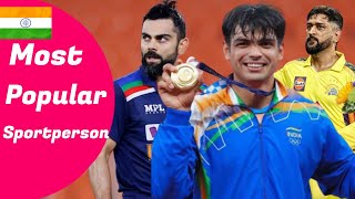 Top 10 most popular Indian sportsperson in 2021 #shorts