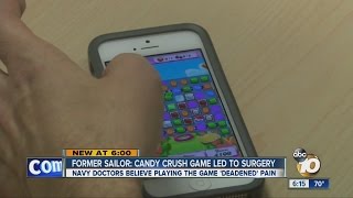 Former sailor: Candy Crush game led to surgery