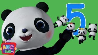 Five Little Pandas Jumping on the Bed | CoComelon Nursery Rhymes & Kids Songs