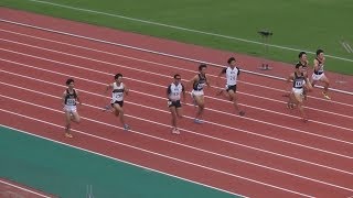 2018北信越秋カレ 男子100m予選～決勝