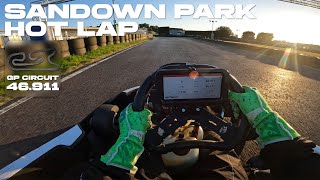 DAYTONA SANDOWN PARK HOT LAP | GP CIRCUIT (46.911) | DMAX KART