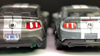 Hot Wheels vs Greenlight 2010 Ford Shelby GT500 Brand Battle