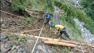 梅山口至向陽路段6月15日起暫時調整為上午7~12時開放進入，15時車輛須離開管制路段，15時後該路段淨空