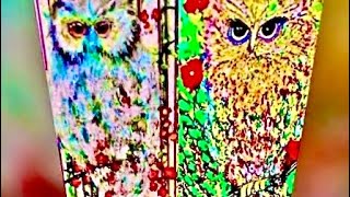 How to Paint  Wise Owls 🦉#🎨5🖌 Painting