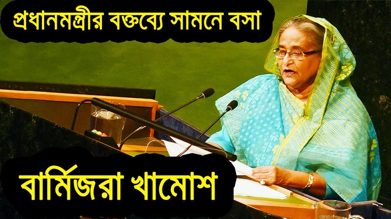 Prime Minister Of Bangladesh Sheikh Hasina Speech At UNGA জাতিসংঘে যা ...