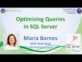 AEU13 - Optimizing Queries in SQL Server (Maria Barnes)