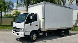 FOR SALE 2020 HINO 155 Regular Cab With 16FT Box Truck with  LiftGate