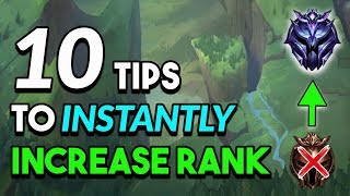 10 Tips To Instantly Increase Your Rank | Apply These To Climb The Fastest For End of Season 9