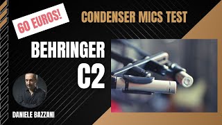 Recording acoustic guitar at home - Behringer C2 - Test