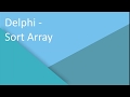 Delphi - Sort Array with textfile