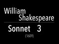 William Shakespeare - Sonnet 3