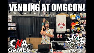 Vending at OMG!Con 2024 with Zack at CNA Games