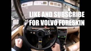 VOLVO 740 TURBO DRIFT CAR TEST DRIVE AND ACCELERATION TEST POV!