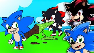 Sonic and Shadow React to WEIRDEST SONIC Animations (Funny Animation)