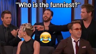 Marvel Cast being the funniest cast alive for 14 minutes straight