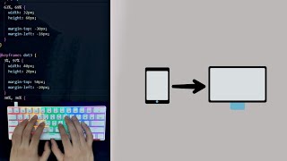 ASMR Programming - Simple Loading Animation HTML CSS Only - No Talking